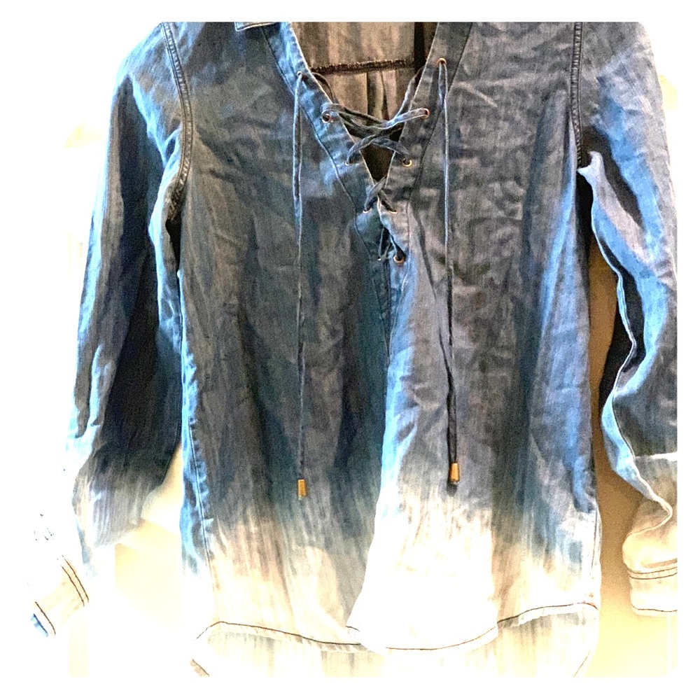Denim top